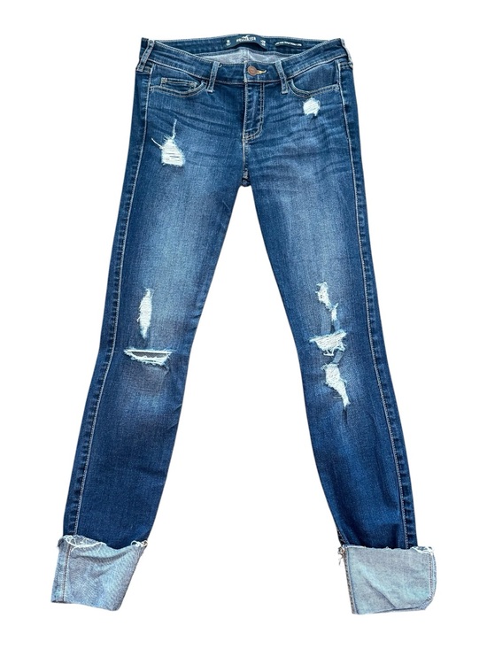 Hollister Denim - Hollister Distressed Low Rise Skinny Crop Jeans Size 1R
